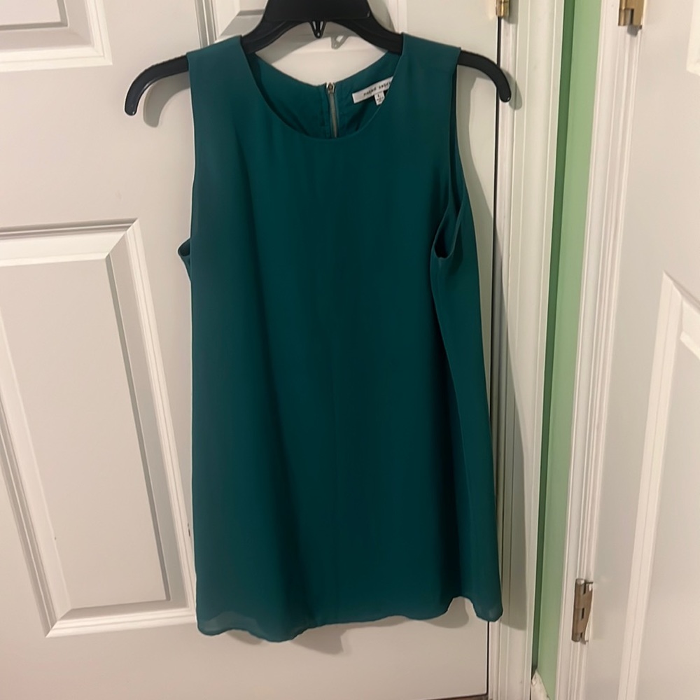 Naked zebra size large green short dress